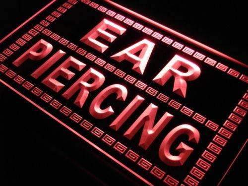 Ear Piercing LED Light Sign - LED Gift Works