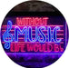 Musician Gift Without Music Life Would Be Flat LED Light Sign - Way Up Gifts