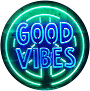 Good Vibes LED Light Sign - LED Gift Works