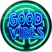 Good Vibes LED Light Sign - Way Up Gifts
