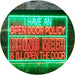 Open Door Policy Bring Beer Open Door LED Light Sign - Way Up Gifts