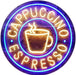 Coffee Cappuccino Espresso LED Light Sign - Way Up Gifts
