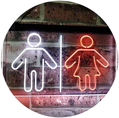 Men Women Bathroom Restroom LED Light Sign - Way Up Gifts