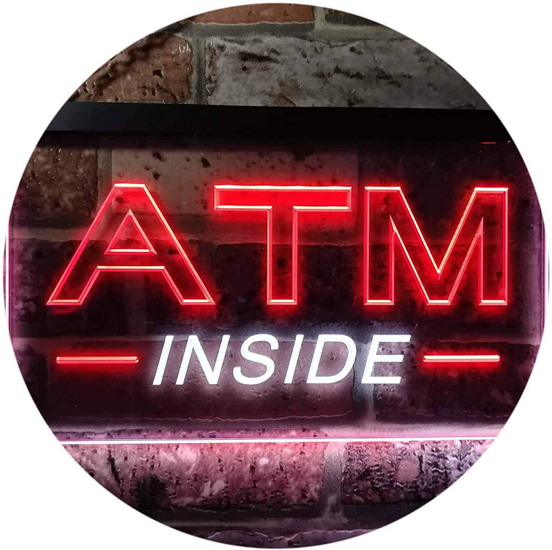 ATM Inside LED Light Sign - LED Gift Works