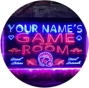 Personalized Game Room LED Light Sign - LED Gift Works