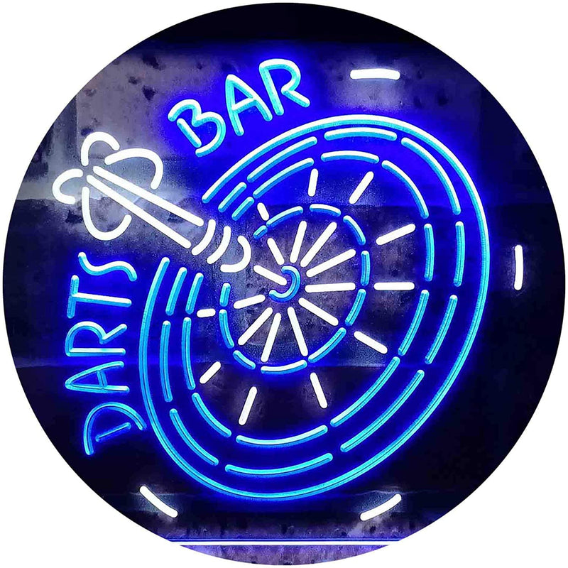 Darts Bar LED Light Sign - LED Gift Works
