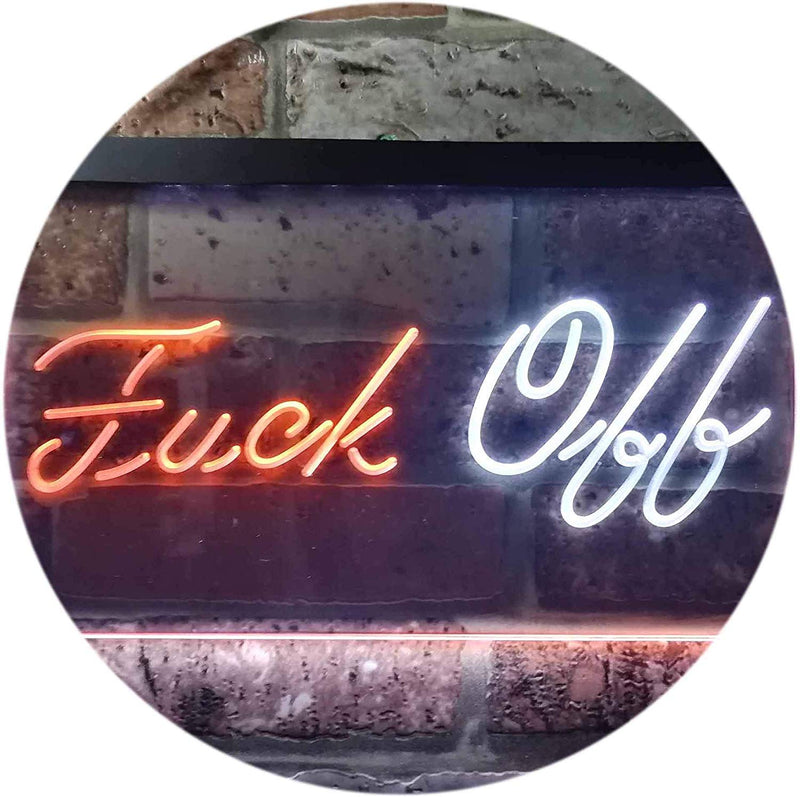 Fuck Off LED Light Sign - LED Gift Works