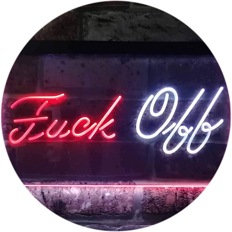 Fuck Off LED Light Sign - LED Gift Works