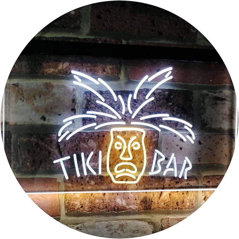 Tiki Bar Mask LED Light Sign - LED Gift Works