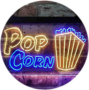 Movie Theater Popcorn LED Light Sign - LED Gift Works