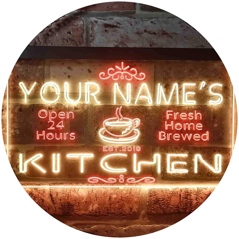 Personalized Home Kitchen Decor LED Light Sign - LED Gift Works