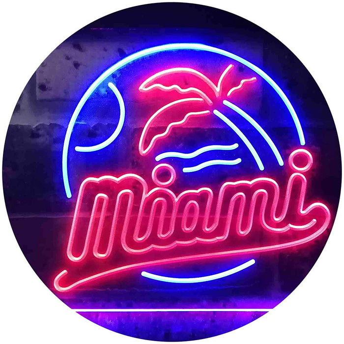 Miami Florida LED Light Sign - Way Up Gifts