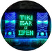 Tiki Bar Open LED Light Sign - Way Up Gifts