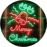 Merry Christmas Bell Decoration LED Light Sign - LED Gift Works