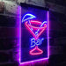 Cocktail Glass Bar LED Light Sign - Way Up Gifts