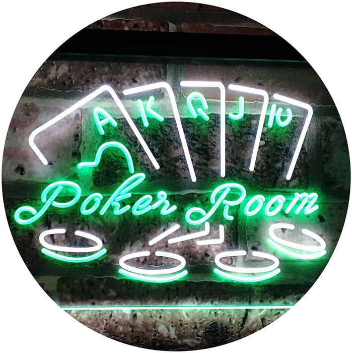 Poker Room LED Light Sign - Way Up Gifts
