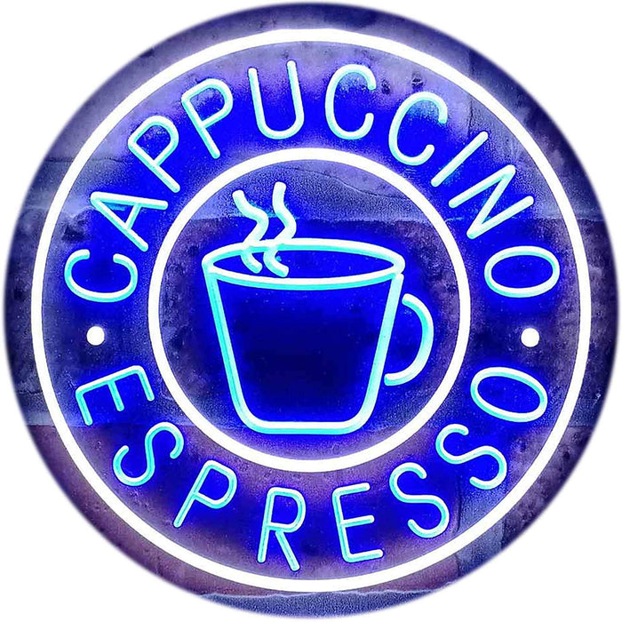 Coffee Cappuccino Espresso LED Light Sign - Way Up Gifts