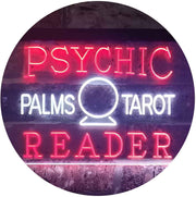 Psychic Palms Tarot Reader LED Light Sign - LED Gift Works