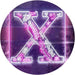 Family Name Letter X Monogram Initial LED Light Sign - Way Up Gifts
