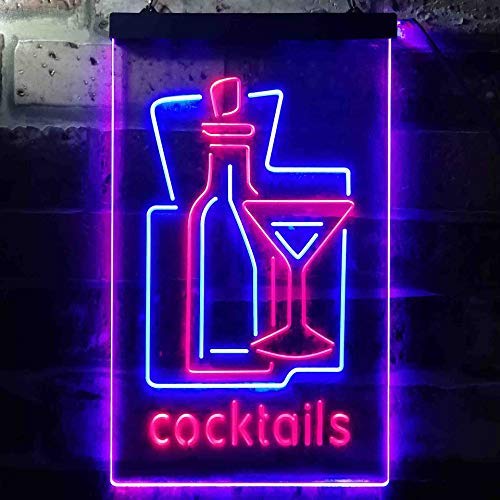 Cocktails Bar LED Light Sign - LED Gift Works