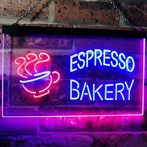 Coffee Espresso Bakery LED Light Sign - LED Gift Works