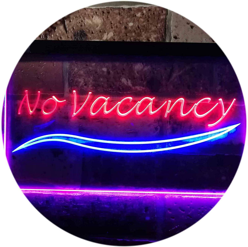 Hotel Motel No Vacancy LED Light Sign - LED Gift Works