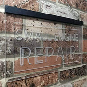 Small Engine Repair LED Light Sign - LED Gift Works