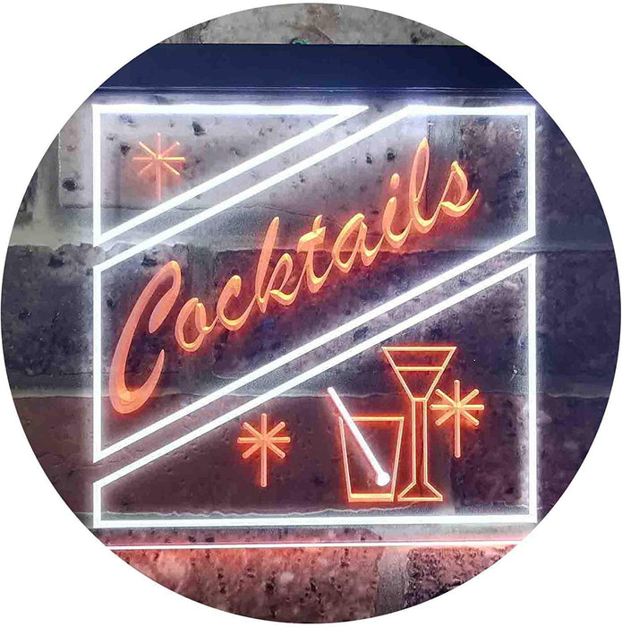 Cocktails LED Light Sign - Way Up Gifts