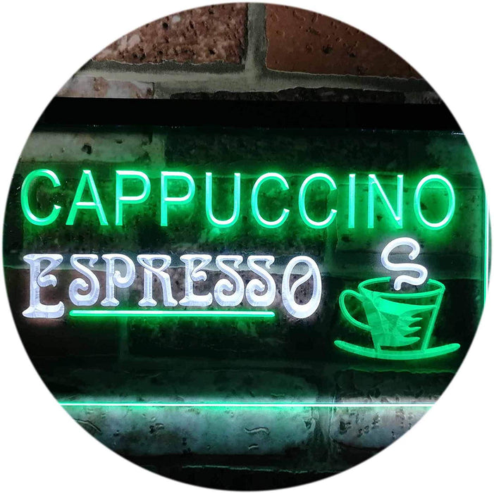 Coffee Cappuccino Espresso LED Light Sign - Way Up Gifts