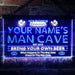Personalized Sports Football Theme Man Cave LED Light Sign - Way Up Gifts
