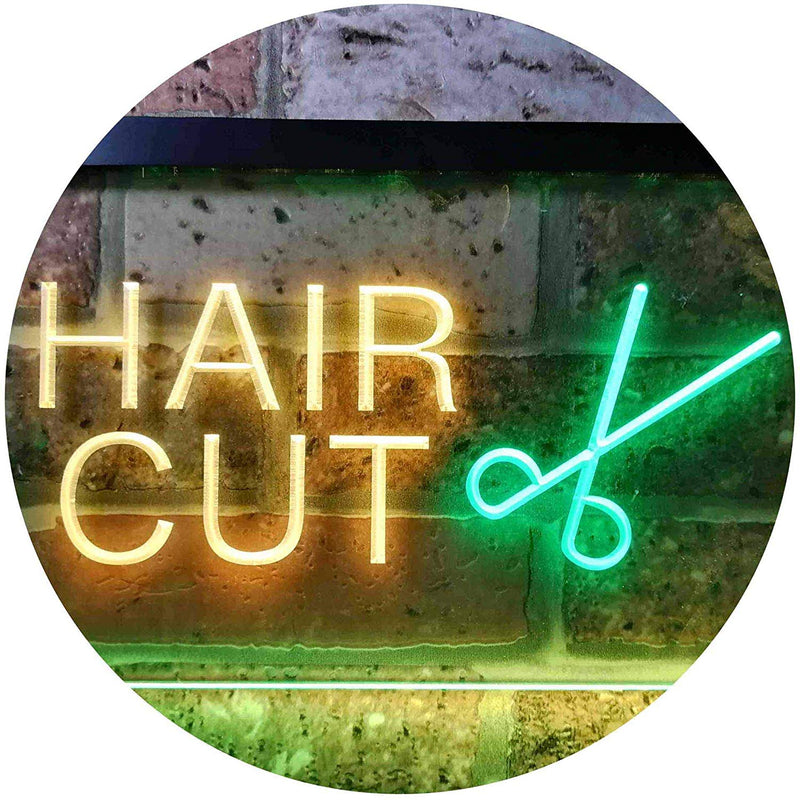 Barber Salon Hair Cut LED Light Sign - LED Gift Works