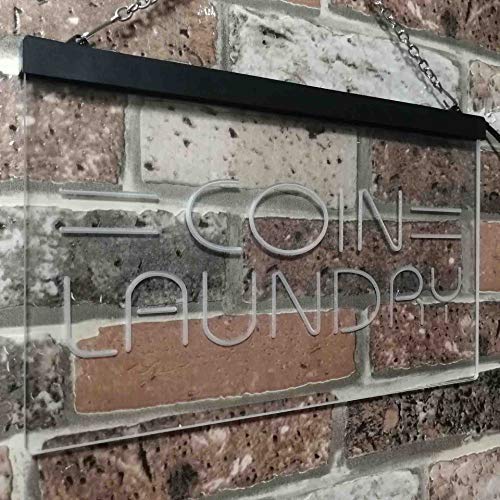Laundromat Coin Laundry LED Light Sign - Way Up Gifts