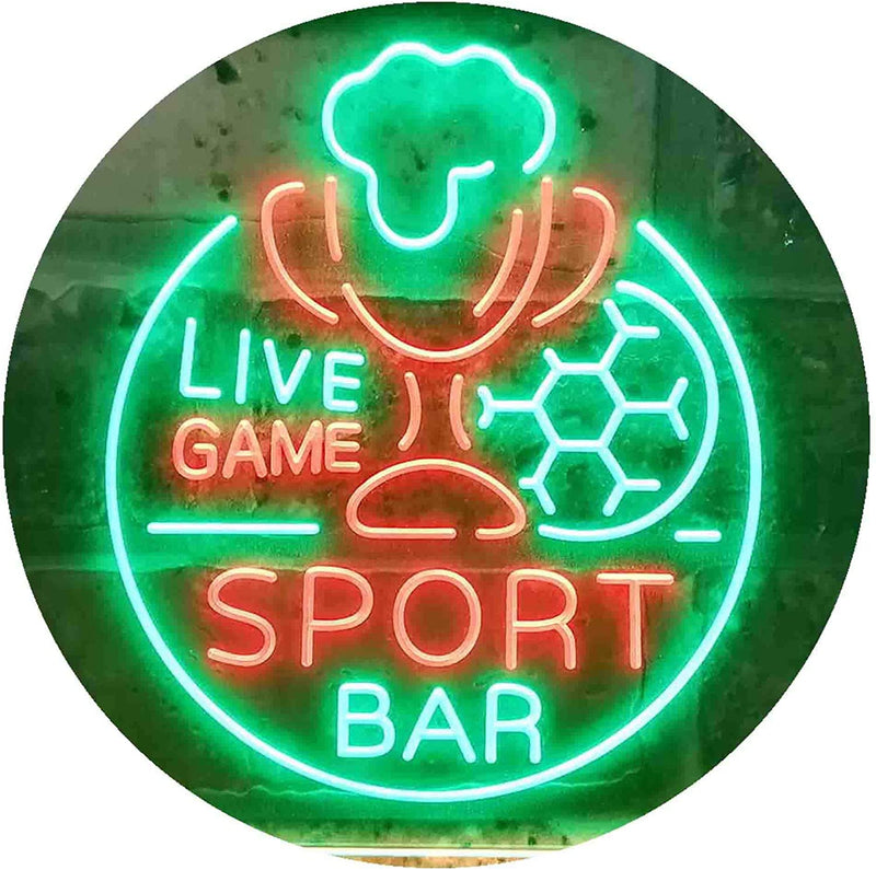 Live Game Sport Bar LED Light Sign - LED Gift Works