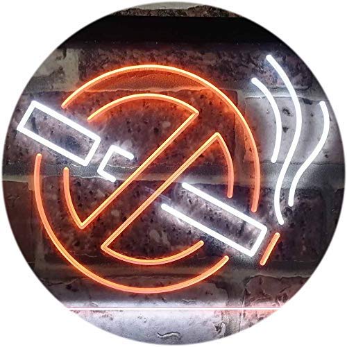 No Smoking LED Light Sign - LED Gift Works
