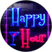 Happy Hour Cocktails Bar LED Light Sign - Way Up Gifts