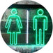 Men Women Bathroom Restroom LED Light Sign - Way Up Gifts