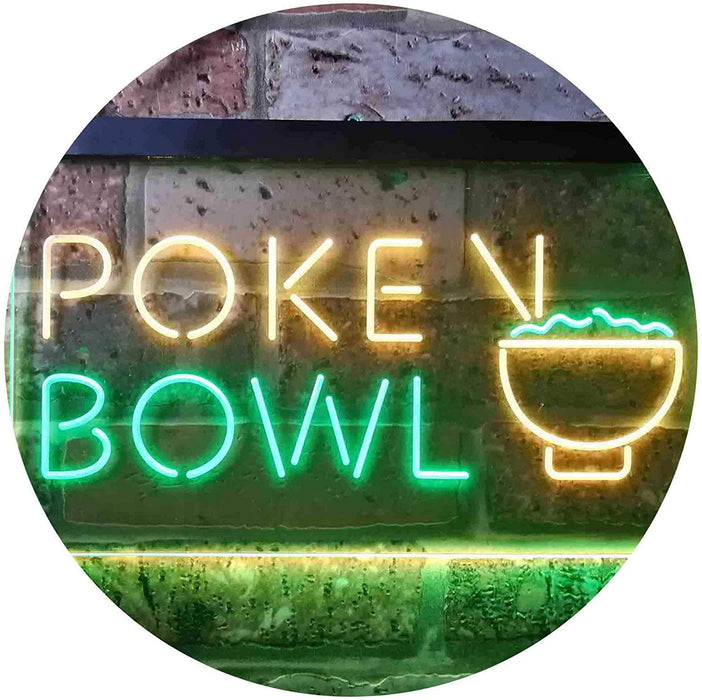 Hawaiian Poke Bowl LED Light Sign - Way Up Gifts