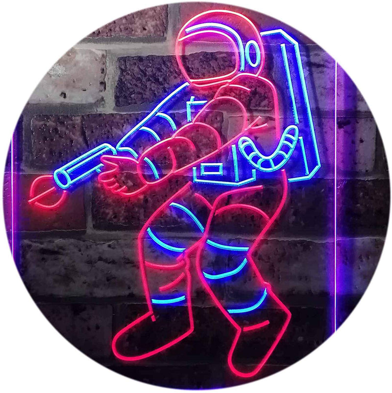 Space Astronaut LED Light Sign - LED Gift Works