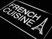 Eiffel Tower French Cuisine LED Light Sign - LED Gift Works