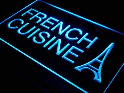 Eiffel Tower French Cuisine LED Light Sign - LED Gift Works