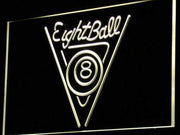 Eight Ball Billiards LED Light Sign - LED Gift Works