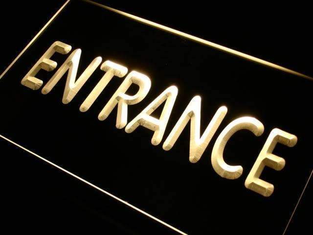 Entrance LED Light Sign - LED Gift Works