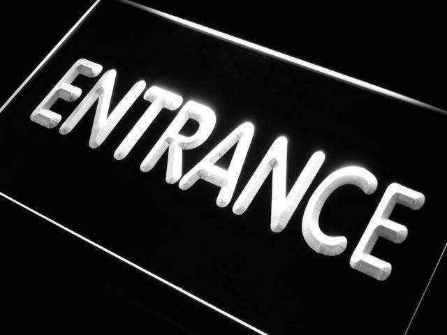 Entrance LED Light Sign - LED Gift Works