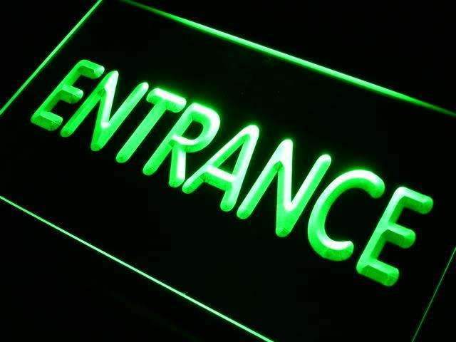Entrance LED Light Sign - LED Gift Works