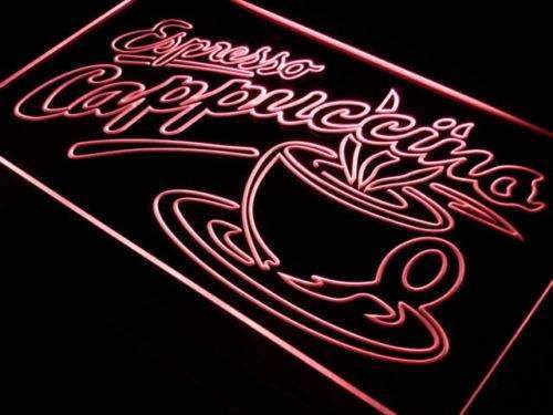 Espresso Cappuccino LED Light Sign - LED Gift Works