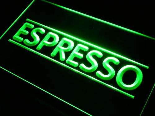 Espresso LED Light Sign - LED Gift Works