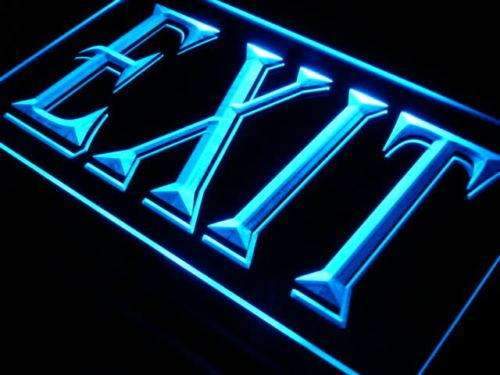 Exit LED Light Sign - Way Up Gifts