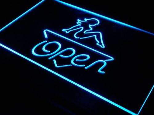 Exotic Dancer Strip Club Open LED Light Sign - Way Up Gifts