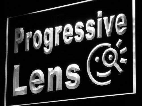 Eyeglasses Progressive Lens LED Light Sign - LED Gift Works