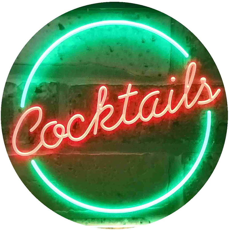 Cocktails Bar LED Light Sign - LED Gift Works